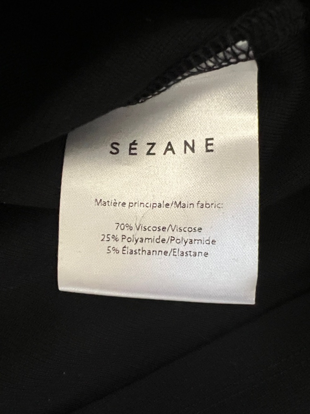 NWOT Sézane Calvi Skirt, Black, Small - Picture 12 of 13